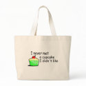 I Never Met A Cupcake I Didn't Like bags