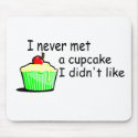 I Never Met A Cupcake I Didn't Like mousepads