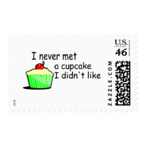 I Never Met A Cupcake I Didn't Like postage