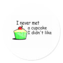 I Never Met A Cupcake I Didn't Like stickers