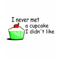 I Never Met A Cupcake I Didnt Like t-shirts