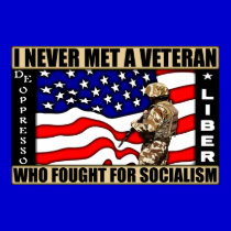 I Never Met A Veteran Who Fought For Socialism! posters