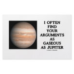 I Often Find Your Arguments As Gaseous As Jupiter Personalized Stationery