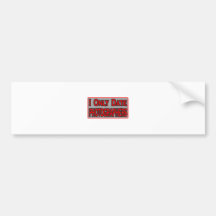 I Only Date Photographers Bumper Sticker