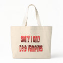 I only date vampires bags by djmbred9009 I only date vampires bags