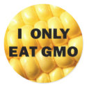 "I only eat GMO" Sticker