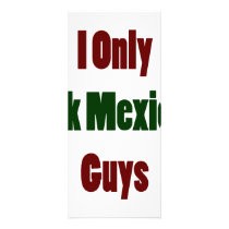 I Only Fuck Mexican Guys rack cards by Supernova23 I Only Fuck Mexican Guys rack cards