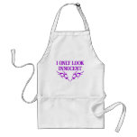 I Only Look Innocent aprons