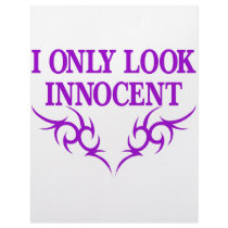 I Only Look Innocent Letterhead Design