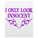 I Only Look Innocent Letterhead Design