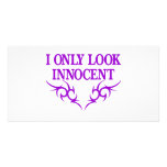 I Only Look Innocent Customized Photo Card