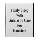 I Only Sleep With Girls Who Care For Hamsters iPad Case