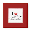 I ove chinchillas magnet