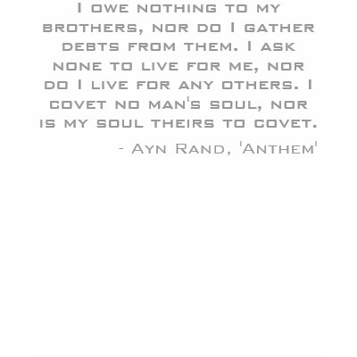 I owe nothing to my brothers t-shirts by brandyllyn