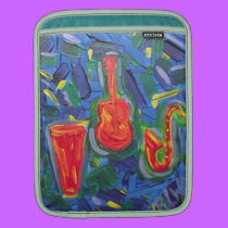 I Pad Sleeve -  Jazz Vibrartions rickshaw sleeves