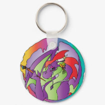 I Paint With Dragons keychains