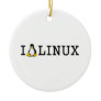 I Penguin Linux Christmas Tree Ornaments