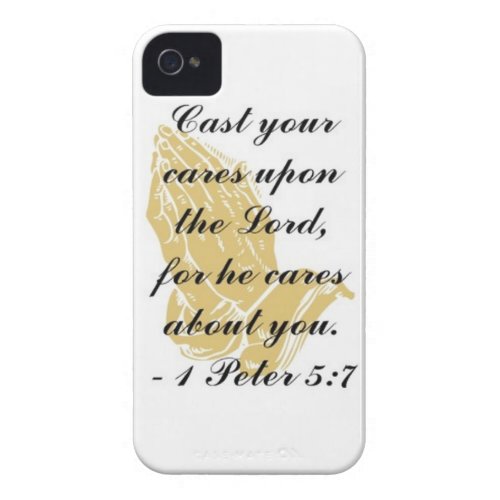 I Peter 5:7 iPhone 4S Shell casematecase