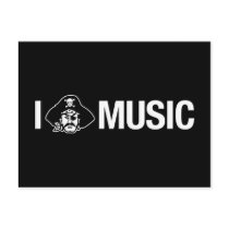 i pirate music postcards