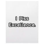 I Piss Excellence Customized Letterhead
