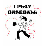 I Play Baseball- Girl Tshirts and Gifts