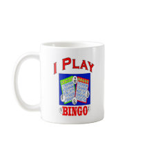 I Play Bingo logo mugs by figstreetstudio I Play Bingo logo mugs