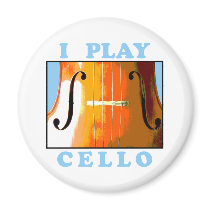 I Play Cello magnets by evisionarts I Play Cello magnets