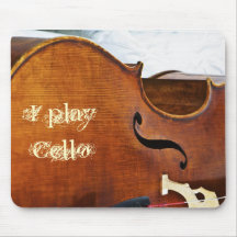 I play Cello Mouse Mat