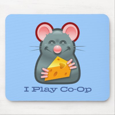 I Play Co-Op Ratpad Mouse Pad by alamofireinc