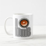 I PLAY DnB Drum and Bass music shirts and gear mugs