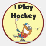 I Play Hockey Tshirts and Gifts Sticker