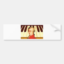 I Play Mozart_ Bumper Sticker