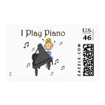 I Play Piano T-shirts and Gifts Postage Stamps
