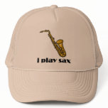 I Play Sax hats