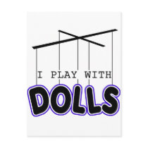 I PLAY WITH DOLLS postcards by tuffshops I PLAY WITH DOLLS postcards