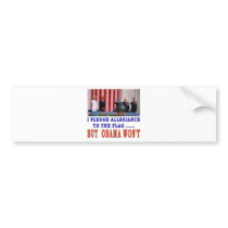 I PLEDGE ALLEGIANCE BUT OBAMA WON'T bumper stickers by ALMOUNT I PLEDGE ALLEGIANCE BUT OBAMA WON'T bumper stickers