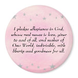 I pledge allegiance to God, magnet magnets