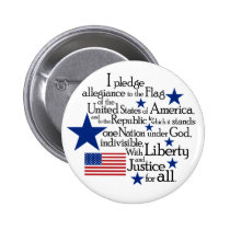 I pledge Allegiance to the flag of the United buttons