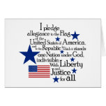 I pledge Allegiance to the flag of the United Card