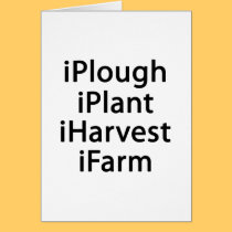 I plough plant harvest farm cards