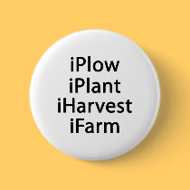 I plow plant harvest farm buttons