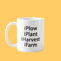 I plow plant harvest farm mugs