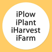 I plow plant harvest farm stickers