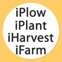 I plow plant harvest farm stickers