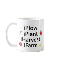 I Plow plant harvest farm with fruits Mugs