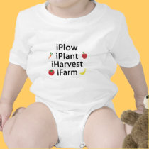 I Plow plant harvest farm with fruits t-shirts