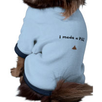 I pooed a little pet clothing