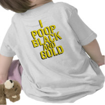I Poop Black and Gold Infant Tee t-shirts by jackhauer I Poop Black and Gold Infant Tee t-shirts