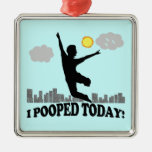 I Pooped Today Christmas Ornament