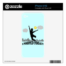 I Pooped Today Decals For iPhone 4S